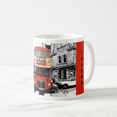 La Mug de Londres avec Red Bus (Devant droit)