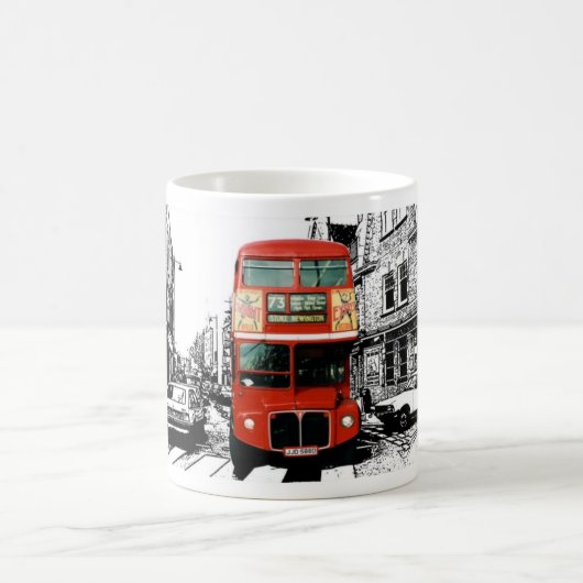 La Mug de Londres avec Red Bus (Centre)