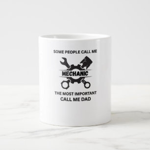 La Mug de papa mécanicien - Célébrer le double rôl