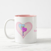 La Mug de Saint-Valentin rose romantique (Gauche)
