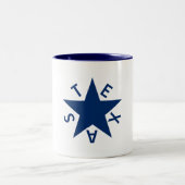 La Mug De Zavala (drapeau de la République du Texa (Centre)