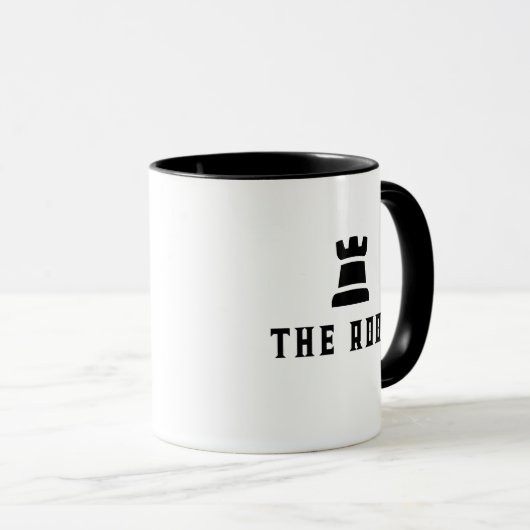 La Mug d'échecs Rook (Devant droit)