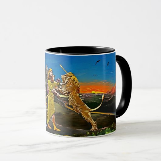 La Mug du Chasseur de Lions (Devant droit)