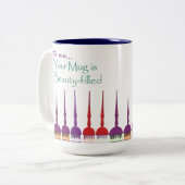 La Mug du coiffeur remplie de beauté (Devant gauche)