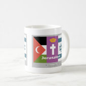 La Mug du drapeau de Jérusalem (Devant droit)