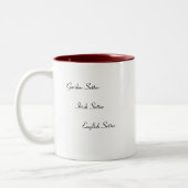 La Mug En Céramique Deux Tons Des Trois Réglages (Gauche)