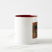 La Mug En Céramique Deux Tons Des Trois Réglages (Centre)