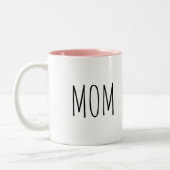 La Mug inspirée par Rae Dunn, intérieure rose mama (Gauche)