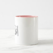La Mug inspirée par Rae Dunn, intérieure rose mama (Centre)
