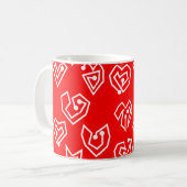La Mug Mazes de la Saint Valentin blanche (Devant gauche)