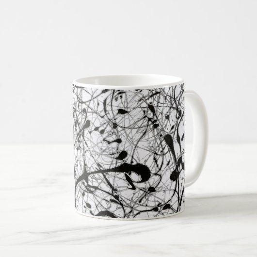 La Mug Pollock - Numéro 4 - Série Art Mug  (Devant droit)