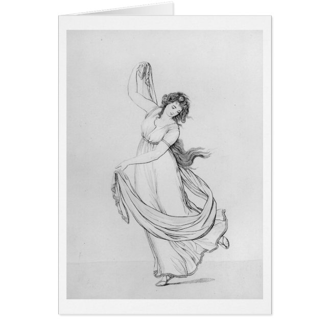 La Muse de la danse, plat VI de 'Madame Hamilton (Devant)