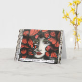 LA MUSIQUE carte pour notes EST CE À QUOI RESSENTE (Fleur jaune)