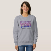 La musique connecte les gens | Femmes Sweatshirts (Devant entier)