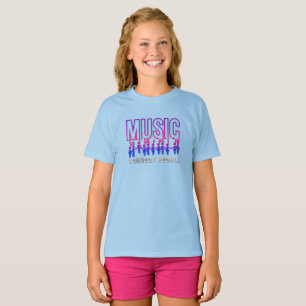 La musique connecte les gens   T-shirt enfant