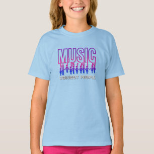La musique connecte les gens   T-shirt enfant