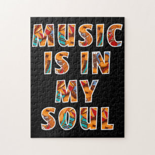 La Musique Dans Mon Soul Jigsaw Puzzle