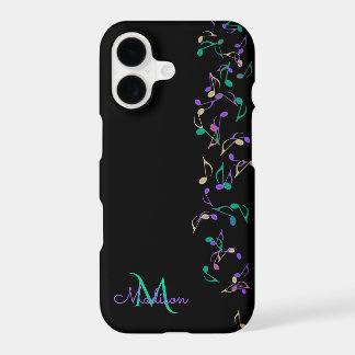 La musique de cascade note le cas de l'iPhone X de