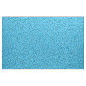 La musique de vert bleu de turquoise note le tissu (Fat Quarter)