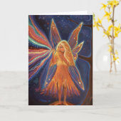 La musique des Féeries - Carte de voeux (Fleur jaune)