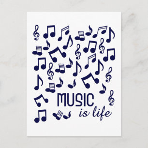 La musique est la carte postale Life