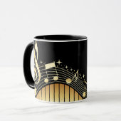 La musique est la magie de l'âme café Mug (Devant gauche)