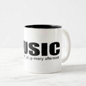 La "MUSIQUE est la raison que je tasse lève chaque (Devant droit)