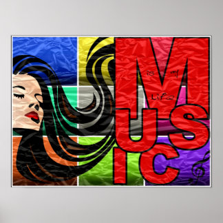 La musique est ma vie Poster