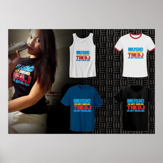 La musique est mon affiche de drogue (Devant)