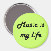 La musique est mon aimant de vie (Recto/Verso)