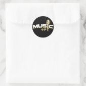 La musique est Stickers de vie (Sac)