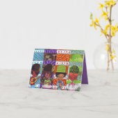 La musique est une carte de note permanente (Fleur jaune)