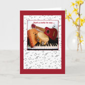 La MUSIQUE NOTE la carte de note de ~ (Fleur jaune)