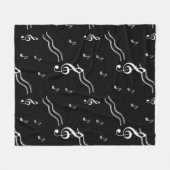 La musique note la couverture noire et blanche (Devant (Horizontal))