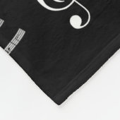 La musique note la couverture noire et blanche (Coin)