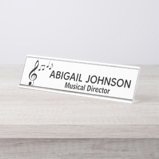 La "musique note" la plaque d'identification