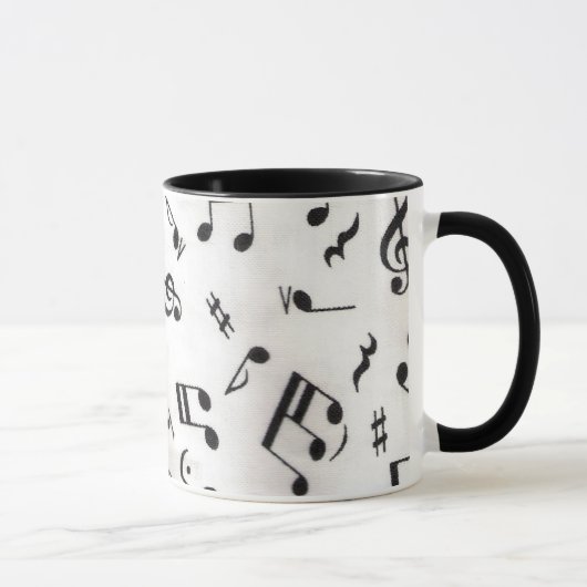 La musique note la tasse (Droite)
