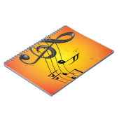 La musique note le carnet (Côté gauche)