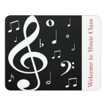 La musique note le signe de porte