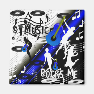 La musique rétro rock 'n' roll Magnet me rend fou