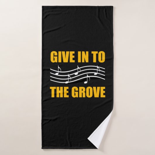 La Musique Se Transforme En Grove (Serviette de bain)