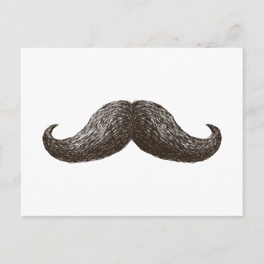 La Mustache Briefkaart (Voorkant)