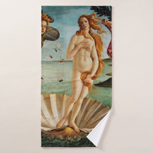 La naissance de Vénus (détail), Sandro Botticelli (Serviette de bain)