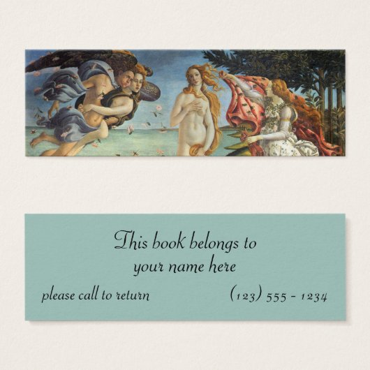 La naissance de Vénus par Sandro Botticelli (Devant & derrière)