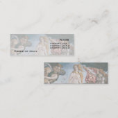 La naissance du carte de visite de Vénus (Devant / Derrière)