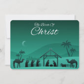 La naissance du Christ Carte de vœux (Devant)