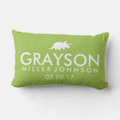 La naissance personnalisée détaille le coussin (Verso)