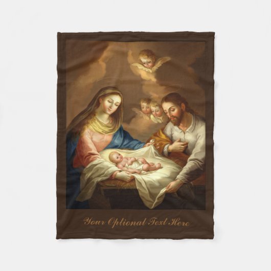 La Natividad, couverture en polaire personnalisée (Devant)