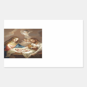 La Natividad Rechthoekige Sticker
