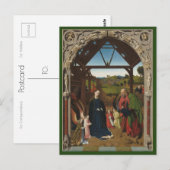 La Nativité c.1450 | Carte postale Blue Beach Song (Devant / Derrière)